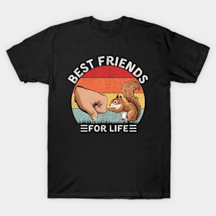 Squirrel Best Friends For Life T-Shirt